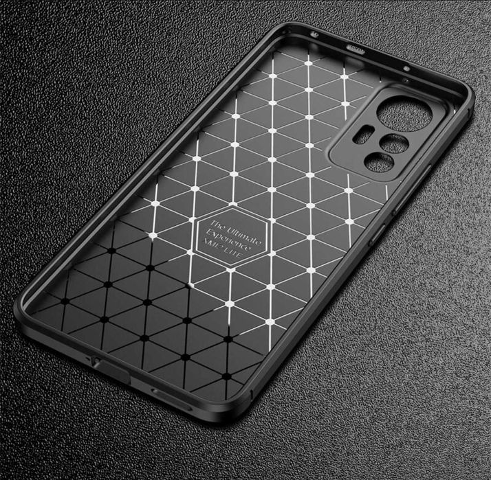 Husa Premium antisoc model Carbon pentru Xiaomi 12s , Xiaomi 12 Lite