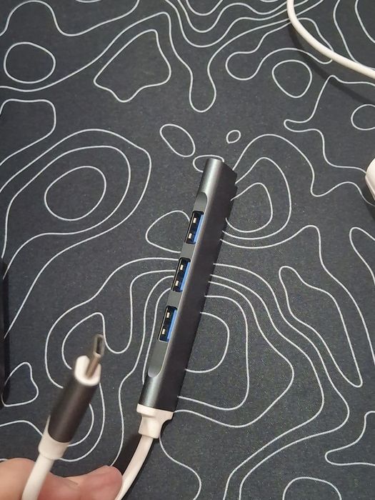 Клавиатура с разветвителем(Type-c)