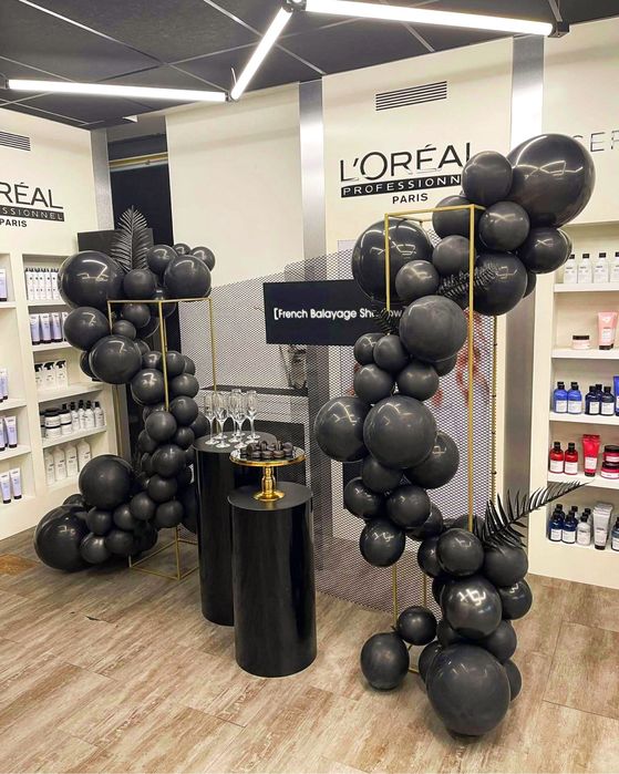 Златна кръгла арка, френска арка, помощни масички - под наем