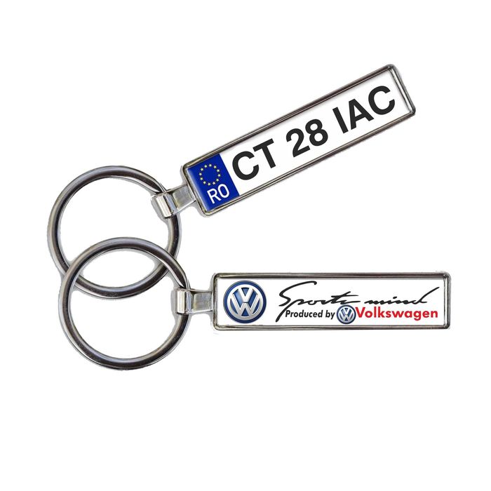Brelocuri auto personalizate cu numarul de inmatriculare