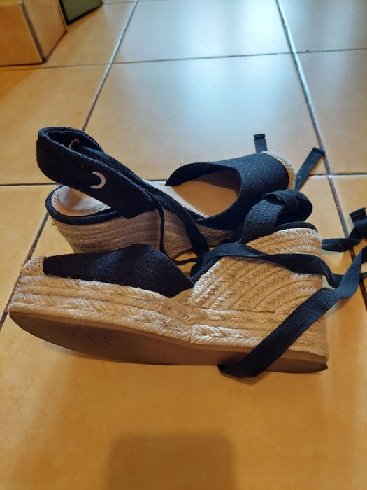 Espadrile de dama cu toc