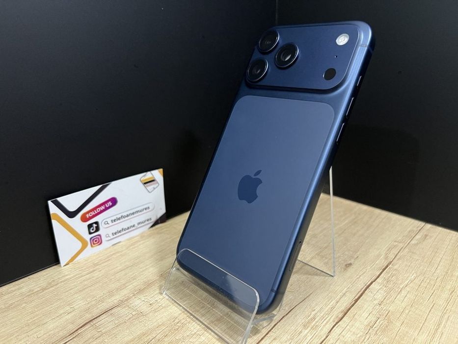 Iphone 17 Pro Max 256Gb Deep Blue Second-Hand Foarte Bun 3 ani garanți