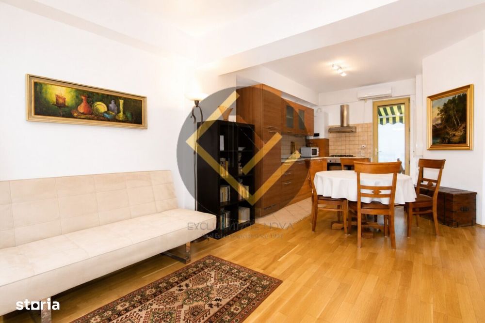 Floreasca Dorobanti Apartament elegant Centrala proprie cochet Terasă — fotografia 3