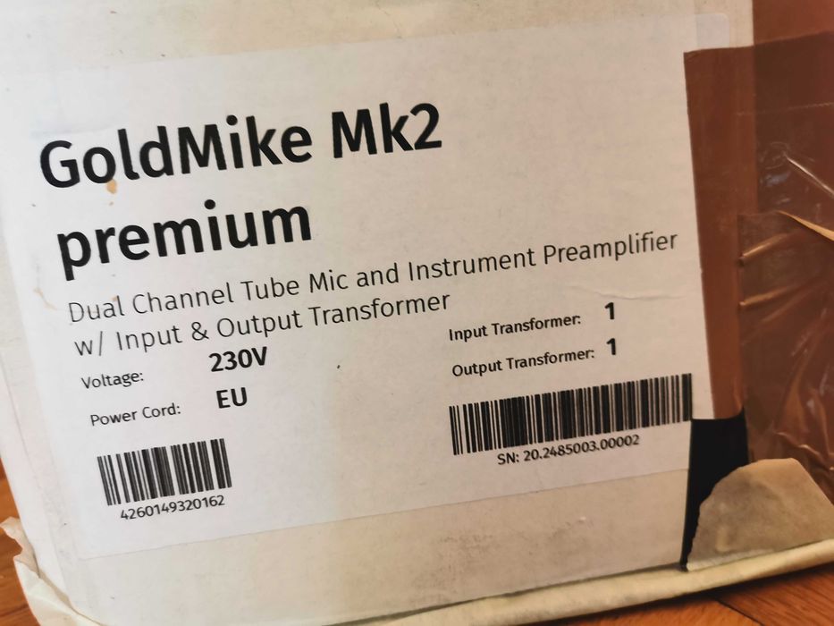 SPL GoldMike MKII 2485 Premium микрофонен/hi-fi предусилвател