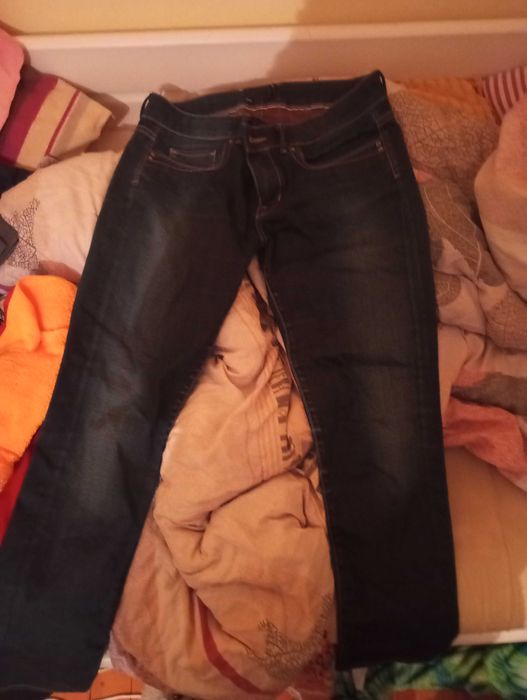 Дамски сини дънки