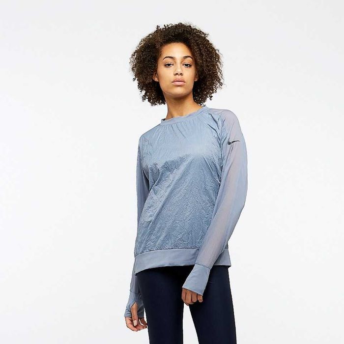 Найк Nike Running Division женска тънка блуза фланела горнище S