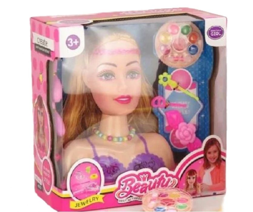 Модел за прически Кукла с аксесоари