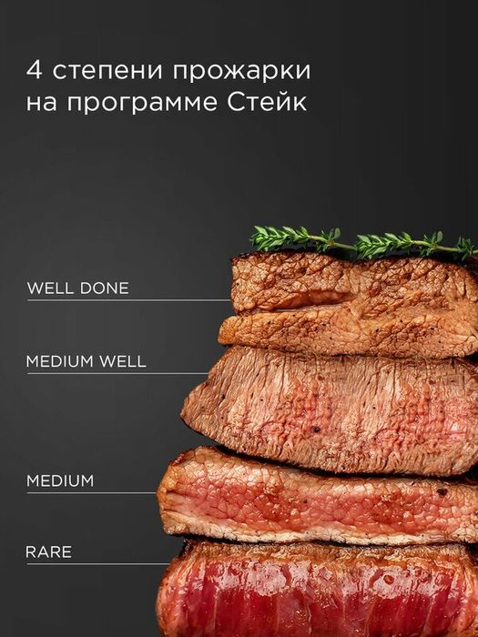 Гриль электрический редмонд GM303, 3в1, 7 программ, 4 степени прожарки
