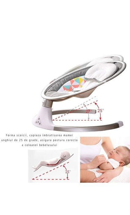 Leagan electric multifunctional pentru bebelusi CL D