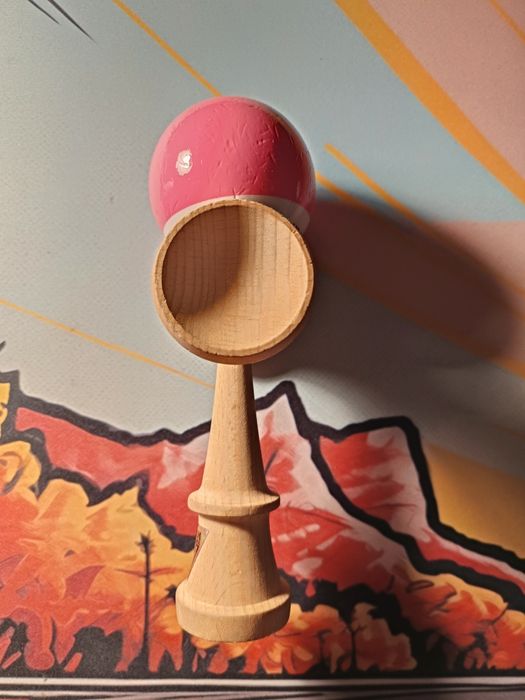 kendama krom pop roz