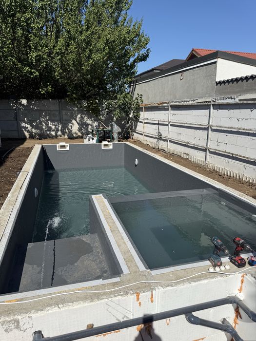 Piscine cofraje polistiren cu liner posibilitate 2 rate si oferte