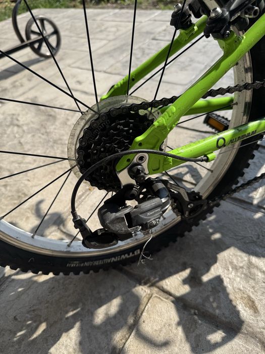 Bicicleta 20 inch pentru copii Cygnus Light Speed 20, verde