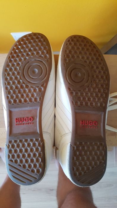 Кожени кецове Hugo Boss