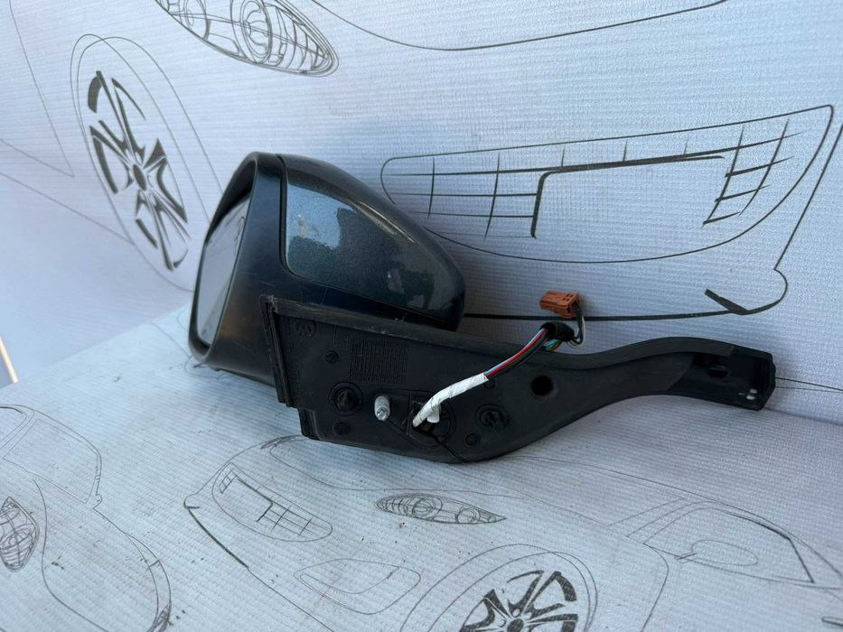 Oglindă Retrovizoare Stânga 3x4 Pini Peugeot 208 Hatchback 1607511580 / [2012-2019] / (5B3)