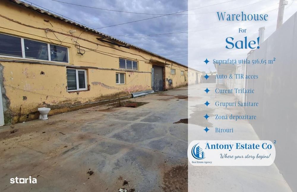 Hala, Spatiu Depozit de Vanzare, Palota - Bihor