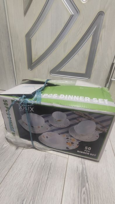 Стильный набор посуды Torix – 50 предметов, опаловое стекло