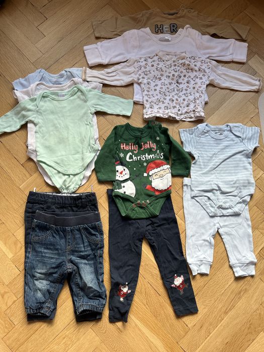 Бебе/бебешки лот дрехи зимни за момче, 0-3/ 3-6 месеца