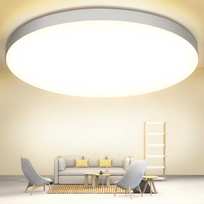 LED плафониера 24W 4000K IP44 Ø28 см за баня, кухня, коридор и тераса