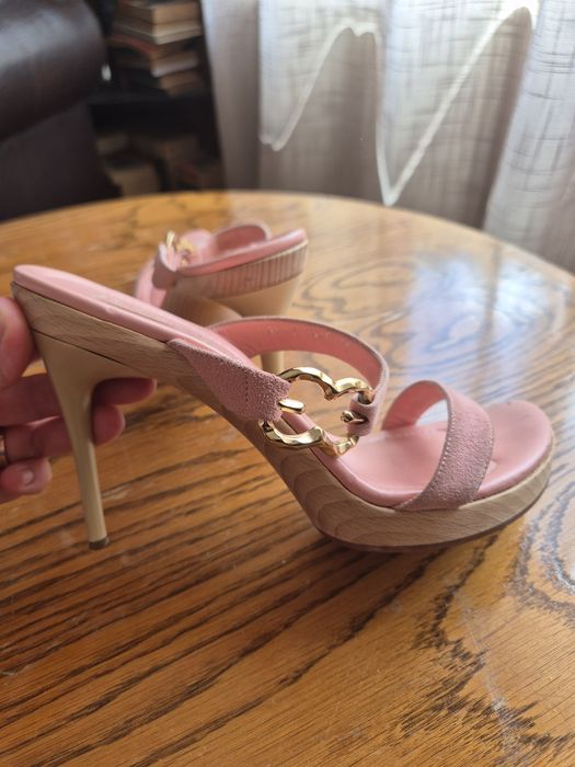 Escada sandale dama Piele roz 38