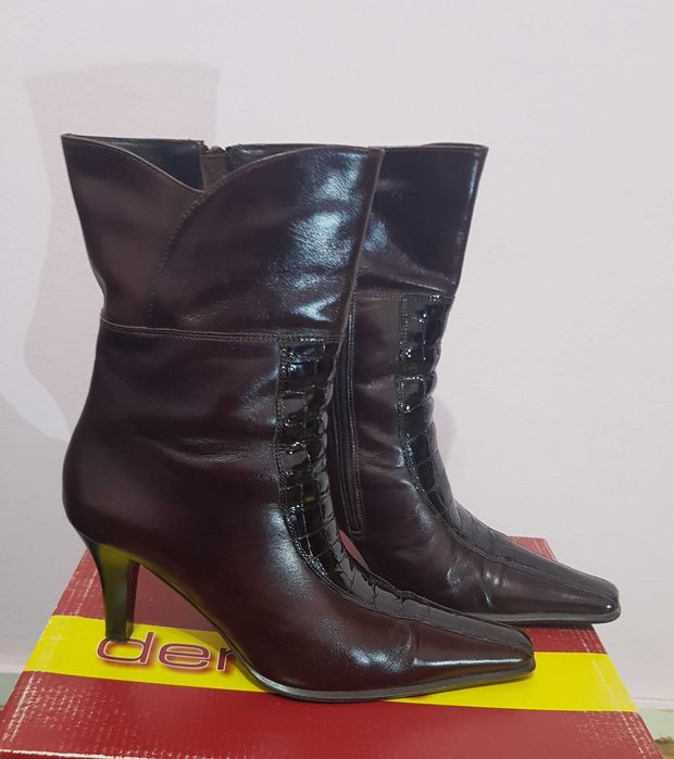 botine damă piele naturala, mărimea 39