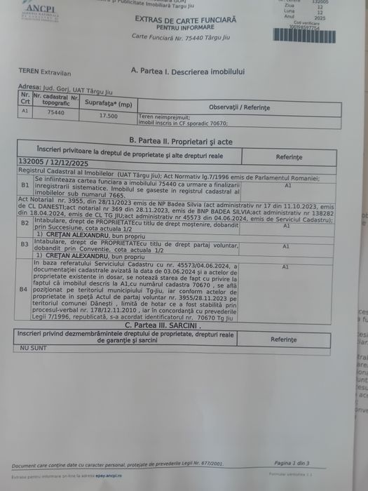 Vând 2  terenuri extravilane