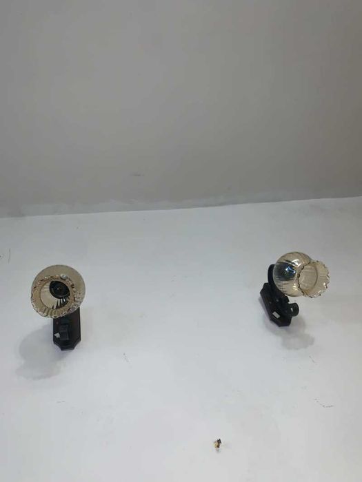 Set doua aplica perete pe suport de lemn