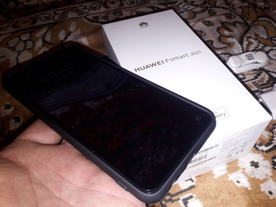 Huawei P Smart 2021 husa si folie de sticla