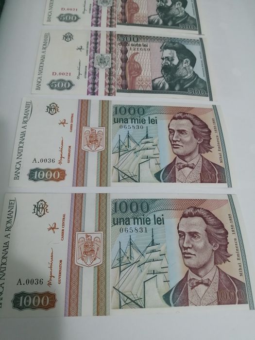 Bancnote vechi românia serii consecutive.
