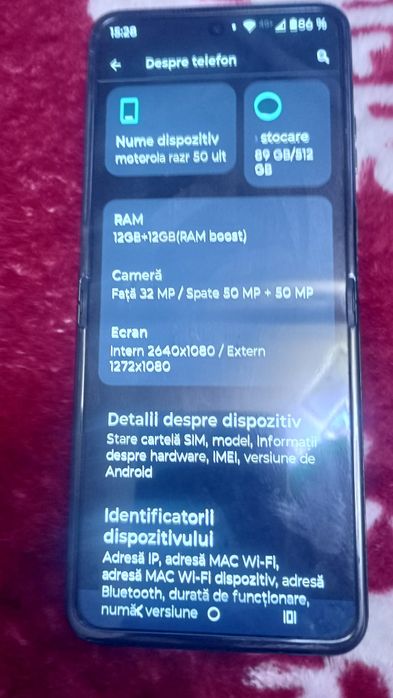 OFERTĂ , Motorola pliabil razr 50 ultra 12/512