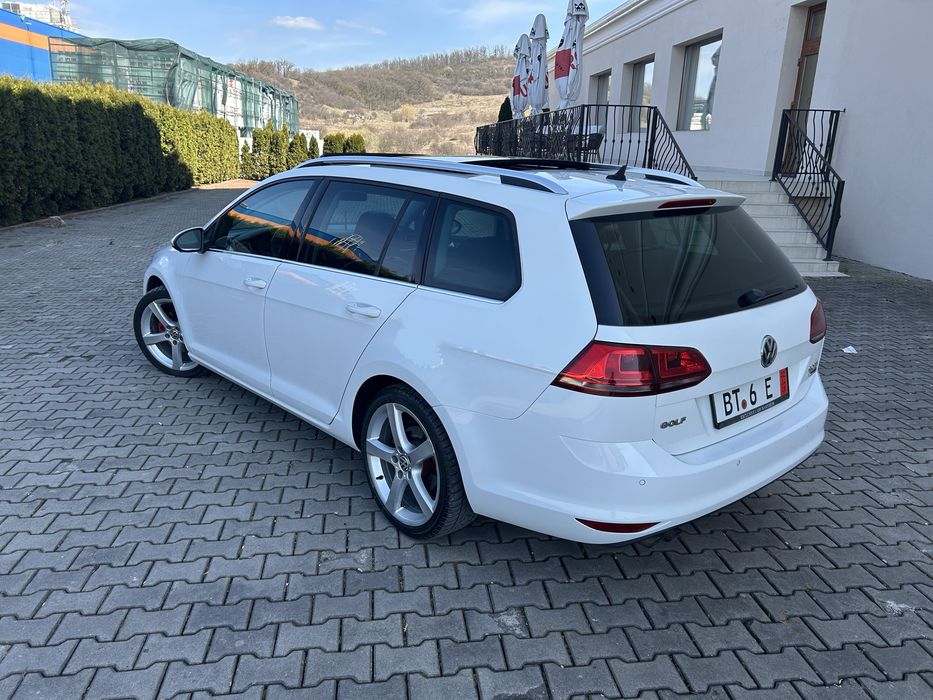 Vand Golf 7, 2015, 2.0 TDI, 150 CP, bi-xenon, pano, piele, masaj,l