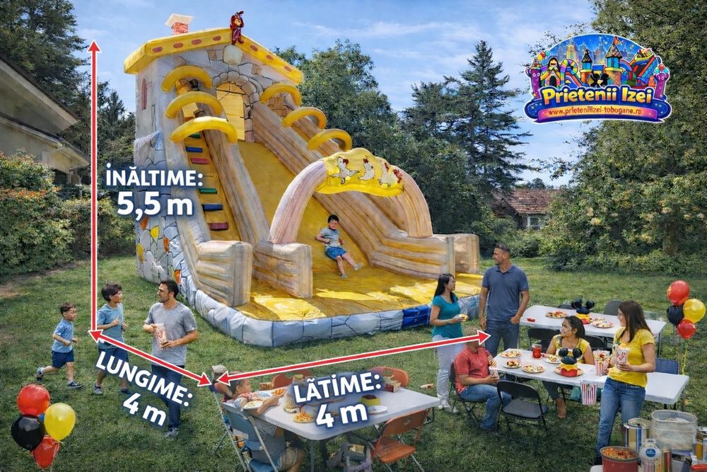 Tobogane mari pentru zile de nastere
