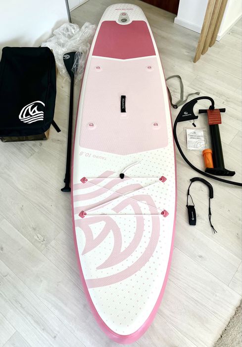 Placă nouă de paddleboard/ SUP Aquastic Taupo 10'8" roz, 325 cm