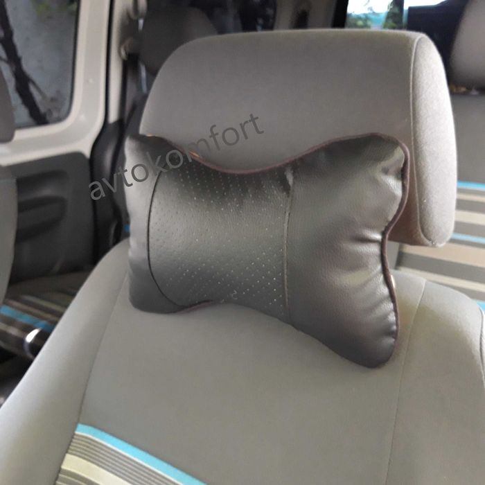 2 Броя Кожени Възглавници Комплект За Подглавници За Автомобил