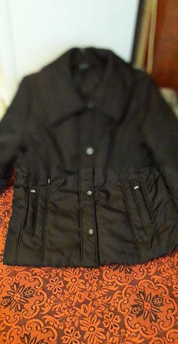 Дамско палто ХХХЛ цвят черен шоколад