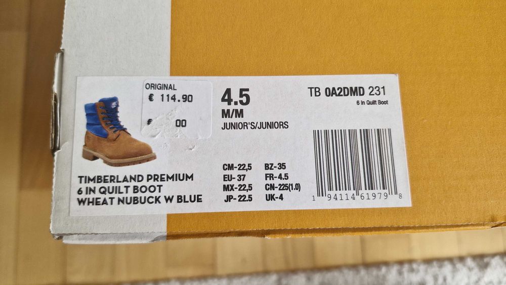 Timberland Premium 6 in, mărimea 37