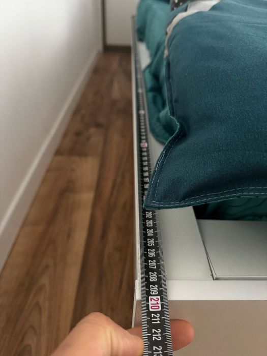 Vand pat alb Laguna 4 sertare