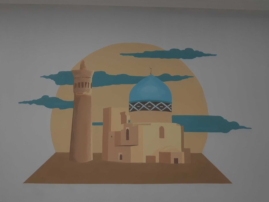 Роспись  стен, Художник