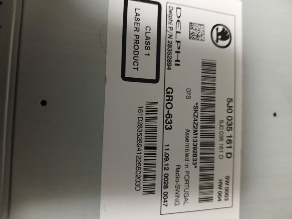 Оргинално сд радйо 3а шкода фабиа