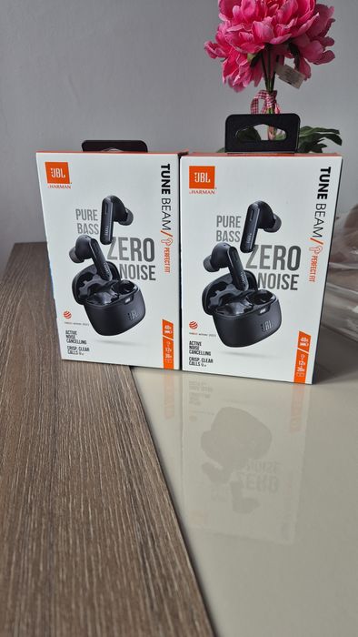 Casti audio Wireless JBL Tune Beam,Noise cancelling,Pure Bass,IPX4,Noi