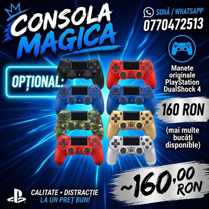 Consola Magica Mai Bun ca PS5 Playstation 4 Slim 1Tb Modat