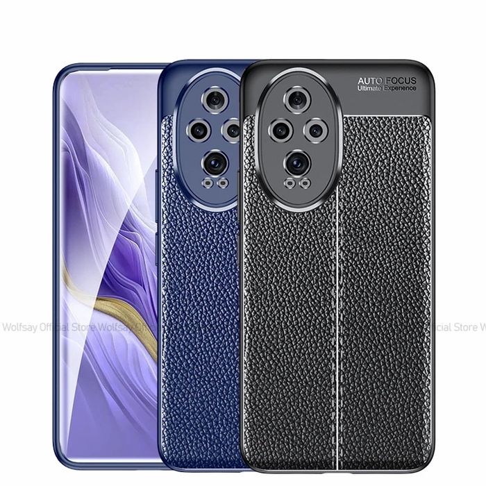 Honor 200 / 200 Pro / Лукс кейс гръб кожена шарка