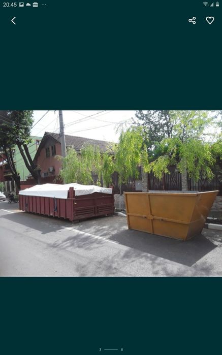 Inchiriez container pentru moloz/moluz. 5Tone.