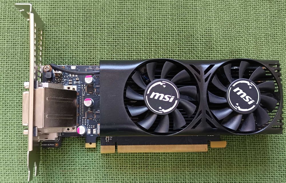Placa video gaming MSI GTX 1050 Ti Low Profile IMPECABILA Fara alimentare aux