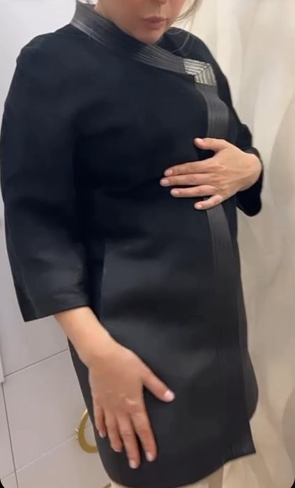 Замшевая кожанка