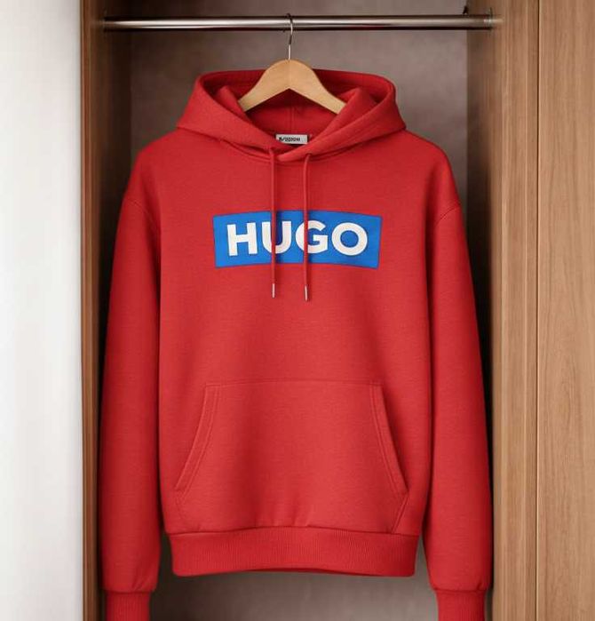 NEW! Hoodie суитчъри с HUGO принт! 6 ЦВЯТА. Или поръчай с ТВОЯ идея!