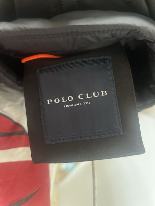 Мъжко черно яке Polo Club
