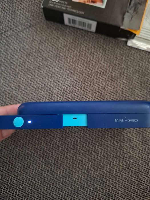 Фотоапарат за принтиране на моментни снимки - Kodak Smile Camera (син)