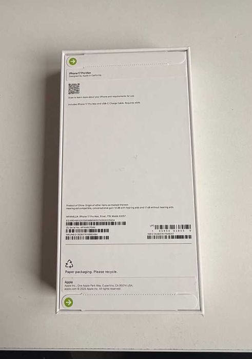 iPhone 17 Pro Max 1TB Silver