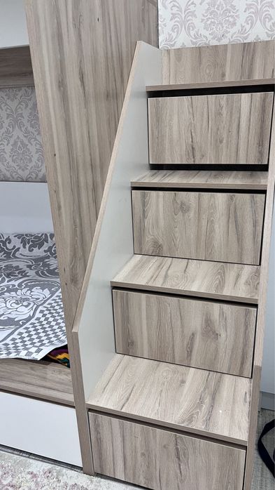 2-х этаж кровать с полками