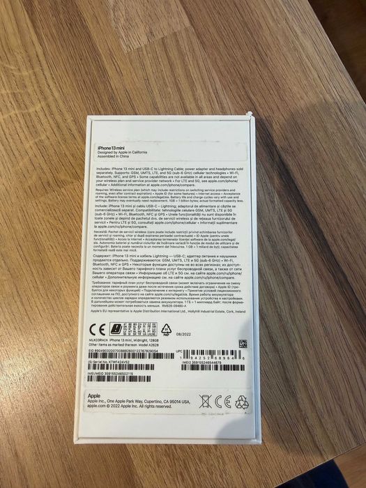 iPhone 13 mini, 128GB, Midnight